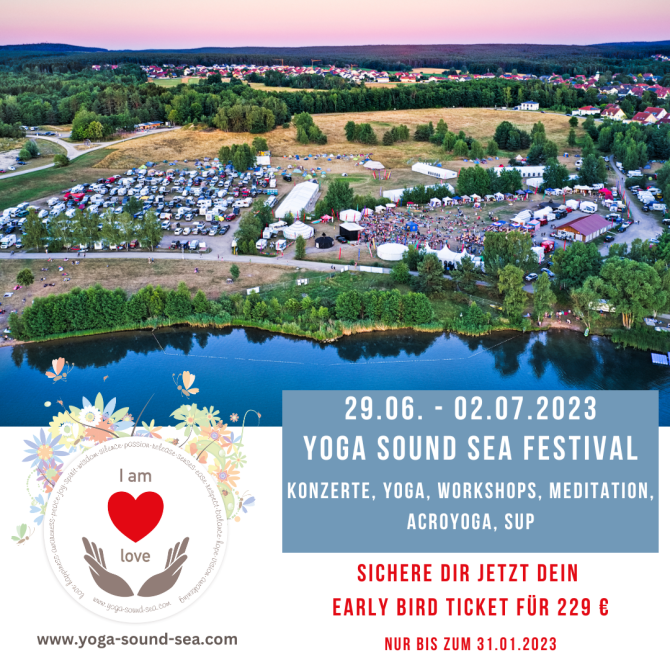 Yoga Sound and Sea Festival 2023 - 2 Workshops mit Annika Isterling